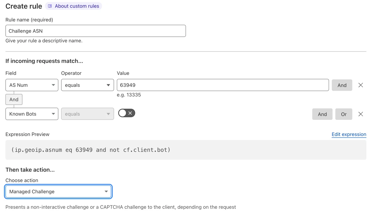 cloudflare asn waf