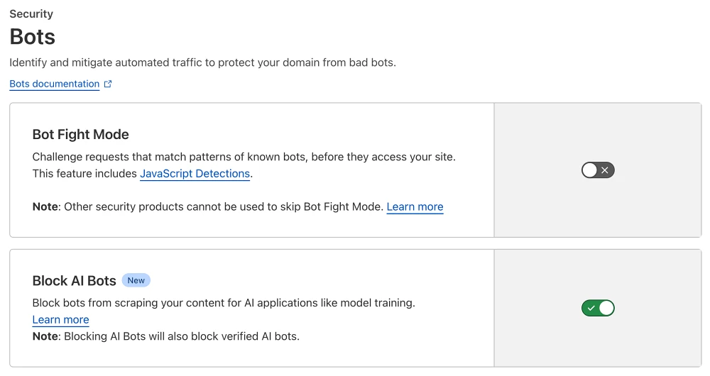 block ai bots cloudflare button 1